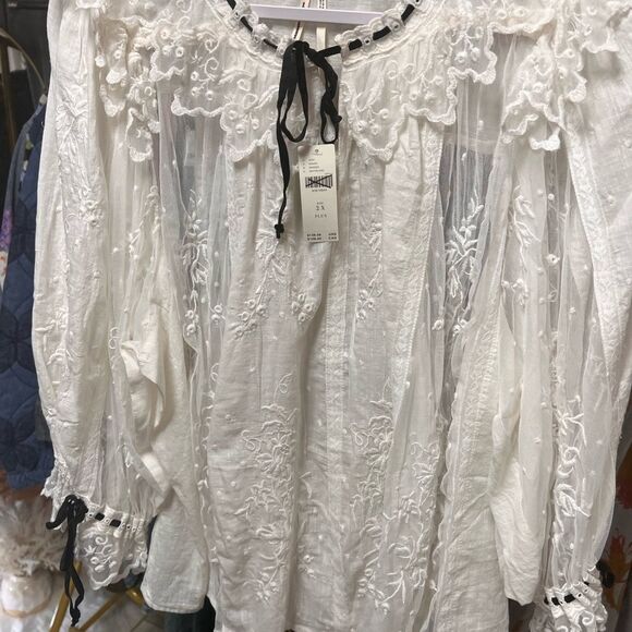 Anthropologie Tigre Indigo Celestial Print Halter Neck Maxi Dress - Picture 12 of 12